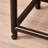 Flower rack solid wood rounded corner storage safe