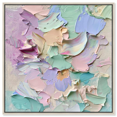 Flowing Mousse II Canvas Textured Digital by Art Remedy