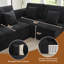Canapé modulaire en L surdimensionné de 168,6 po, canapé de nuage modulaire compressé avec mousse à mémoire de forme, aucun assemblage requis-109438682