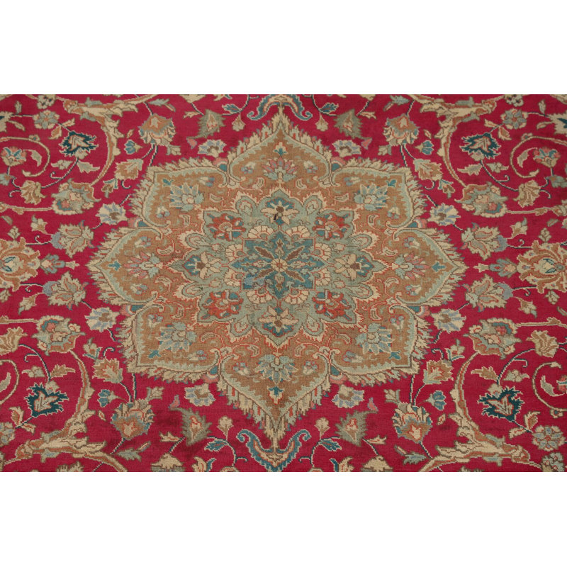 Tapis traditionnel en laine fait à la main 8 x 11