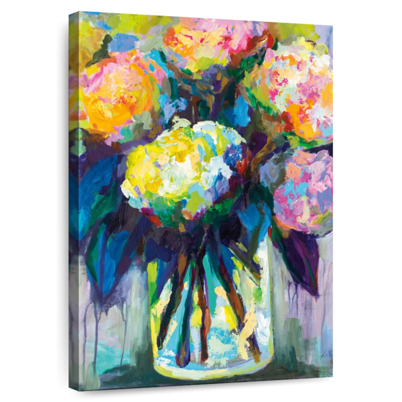 Avery Full Of Hydrangeas, 39" H x 26" W