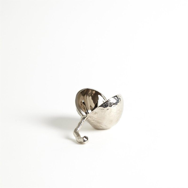 Chestnut Bowl, 2.75" H x 3.75" W x 5" D, Nickel