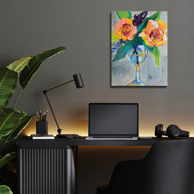«Clearly Fun» par Jeanette Vertentes, art mural en verre acrylique, L 12 po x H 16 po