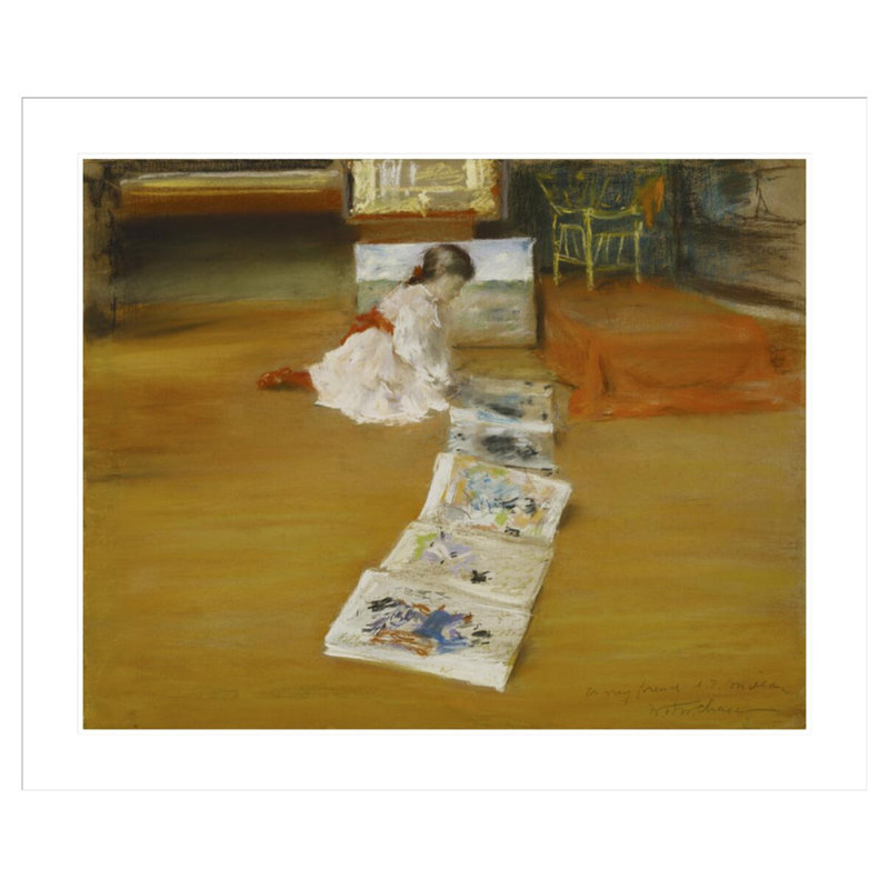 «Shinnecock Studio Interior» par William Merritt Chase, impression giclée encadrée, H 33,5 po x l 40,4 po