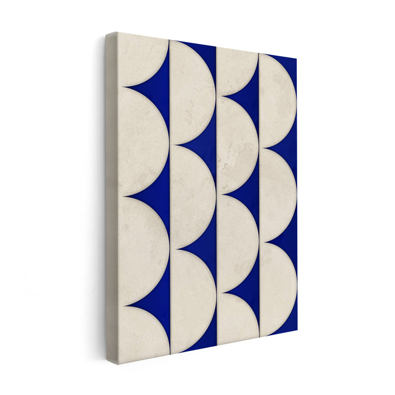 Geometric Tile Pattern, Unframed, Canvas, 24"H x 32"W