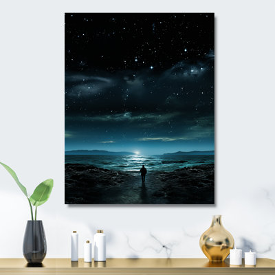 Green And Black Molecular Cloud - Space Planet Metal Wall Art