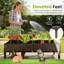 Lit de jardin surélevé surélevé avec pieds et système d'auto-arrosage-164617830