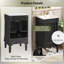 Meuble-lavabo et lavabo peu encombrant, style français en bois MDF pour la maison