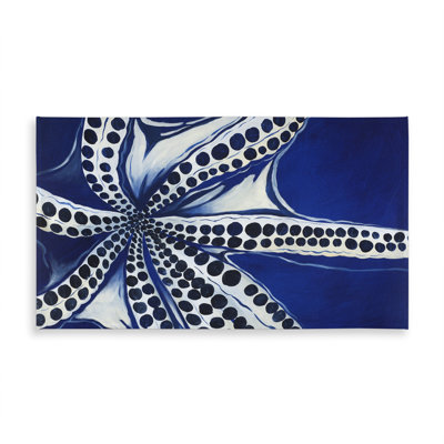Swimming Octopus Tablecloth - Blue Aquatic Decor for Home
