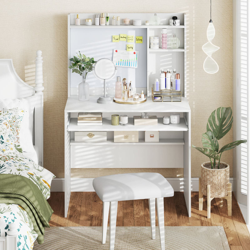 Computer Desk, White