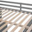 Lit mezzanine avec tiroirs, bureau et garde-robe-129345150