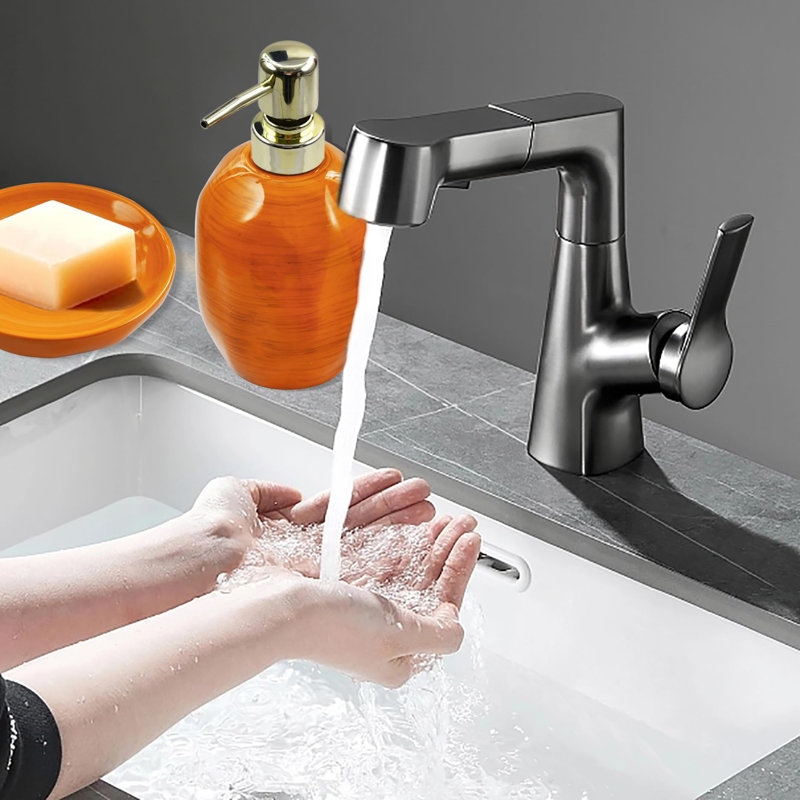 Ensemble d'accessoires de salle de bain orange brûlé, ensembles de salle de bain en céramique 3 pièces, porte-brosses à dents, distributeur de savon, porte-savon, décoration de salle de bain vibrante, organisateur de salle de bain pour comptoir