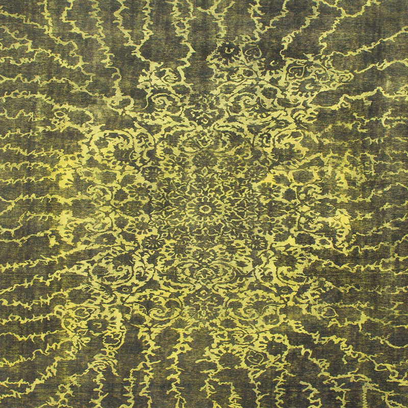 Tapis abstrait moderne 1283, Carré 5 pi