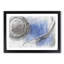 Blue Vinyl Record in Abstract - Picture Frame Drawing Print-55679286-55679285