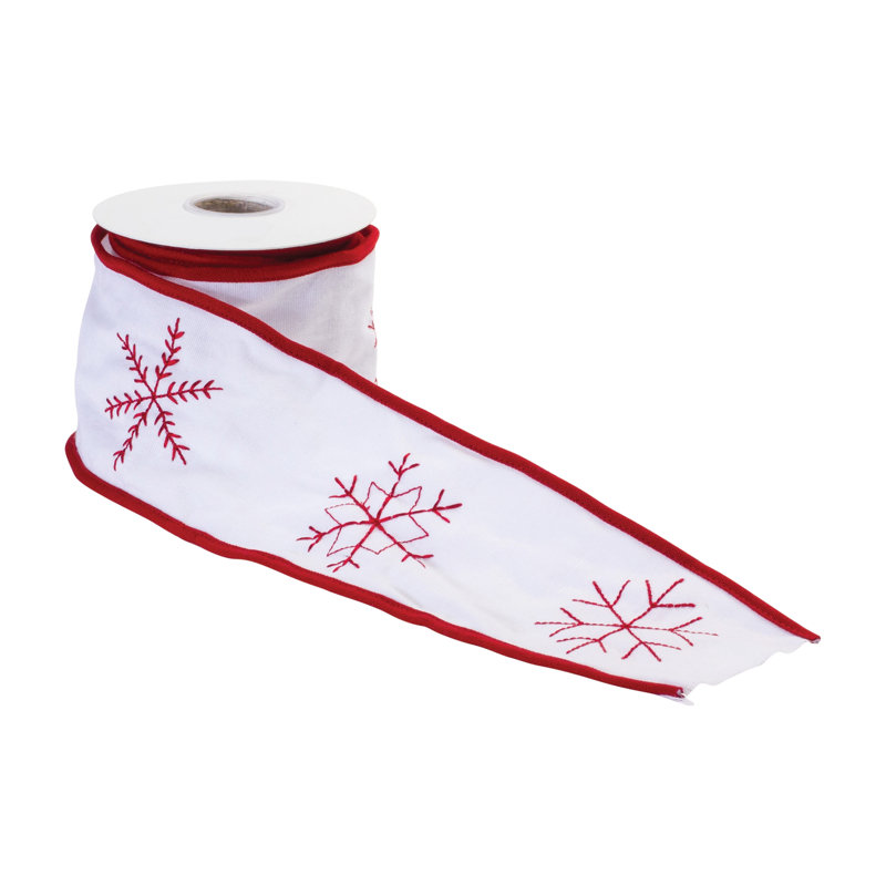 Ruban de flocon de neige des Fêtes