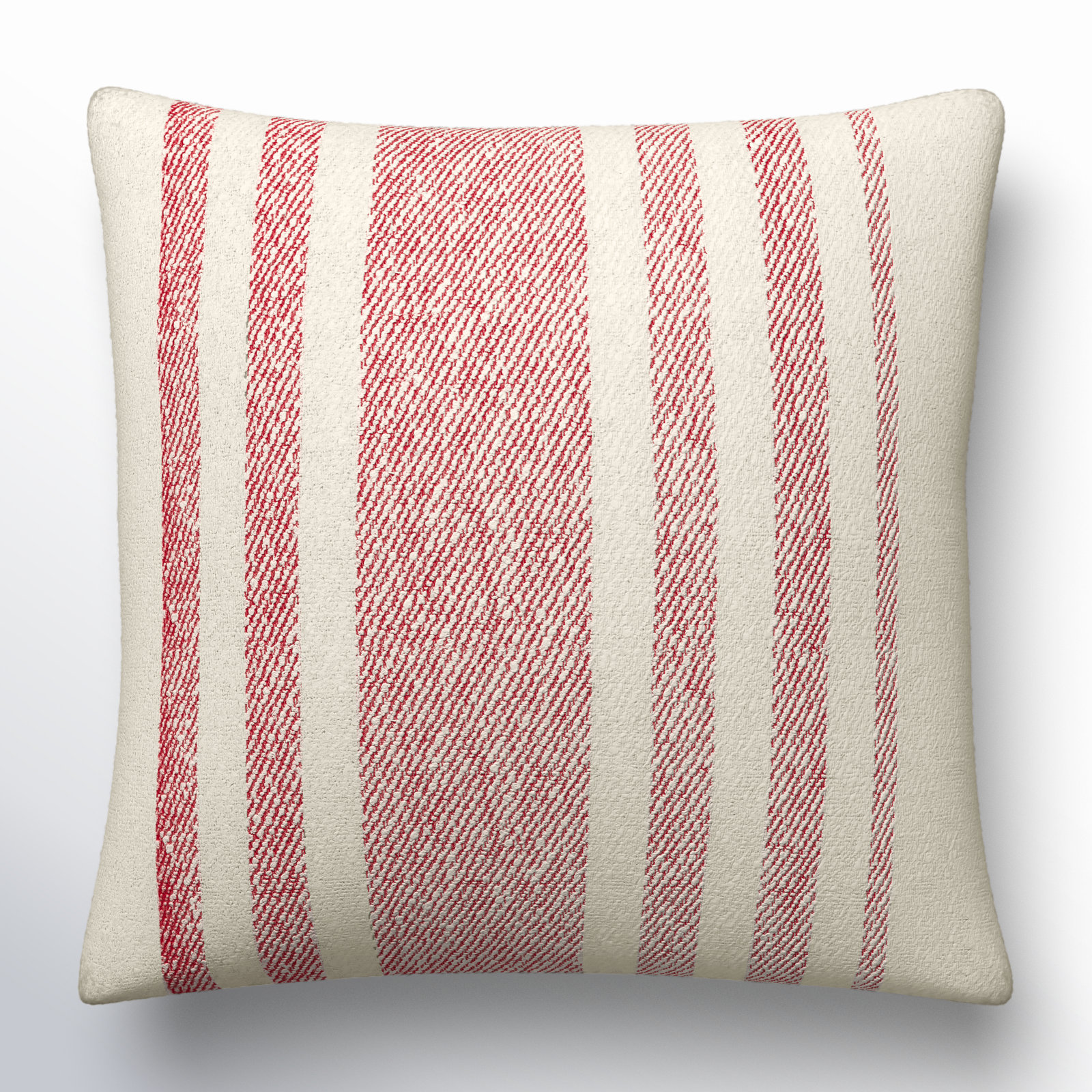 Sorden Cotton Pillow Cover, Coral, Pillow Cover Only - No Insert, 20" x 20"