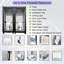 Cabine de toilette portative pour deux personnes - Toilettes extérieures avec lumière, lavabo et ventilateur