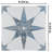 Cassis Stella 10" x 10" Porcelain Patterned Wall & Floor Tile-58859013