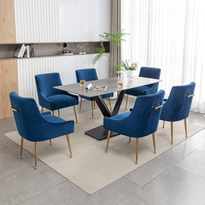 Ankitha 19.7'' H Velvet Upholstered Side Chair