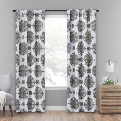 Eclipse Olivia Room Darkening Thermaweave, Rod Pocket Window Curtain Panel