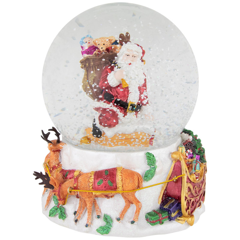 Globe terrestre de Noël musical 6,5 "