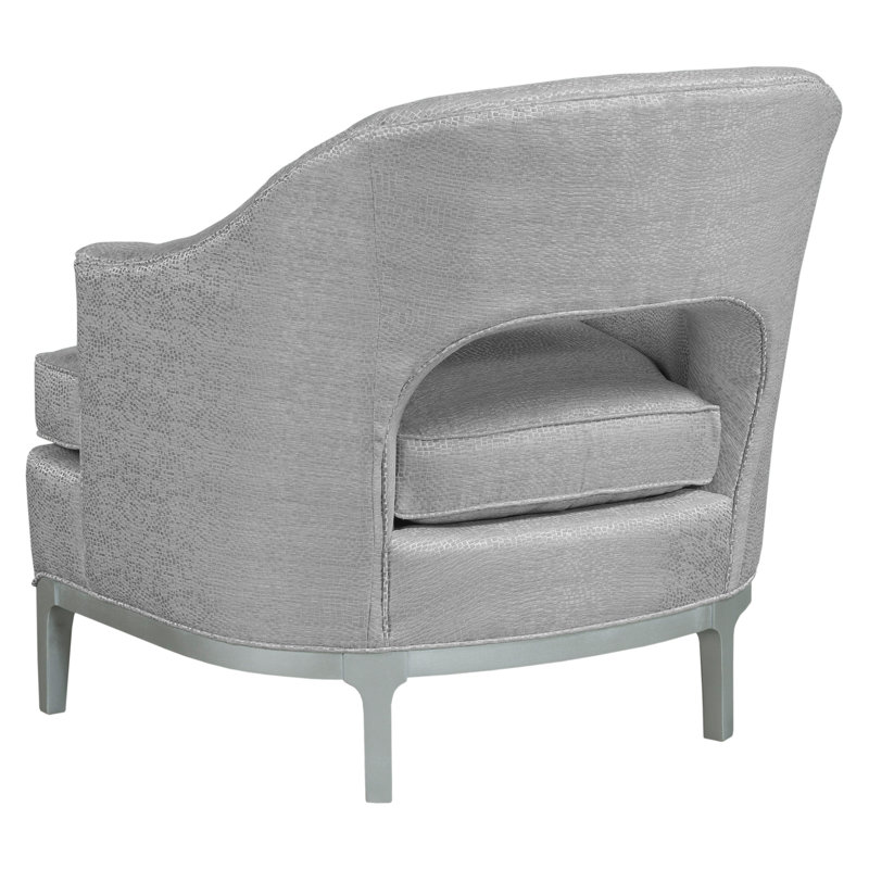 Jamie Barrel Chair, 1183 Dove, Walnut