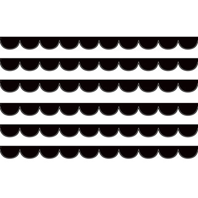 Bordure festonnée découpée