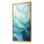«Gree And White Sway Wave Serenity III», art mural géométrique-799350560-578141957