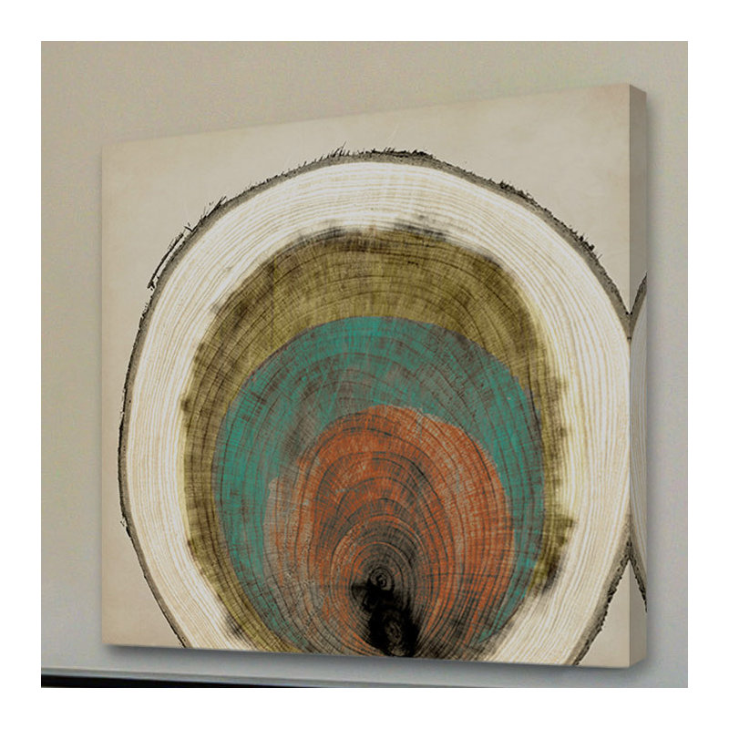 «Center Out», reproduction sur toile tendue, H 18 po x l 18 po x P 1,5 po