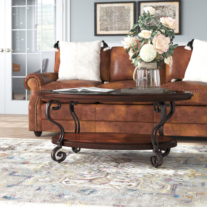 Table basse Fedak, H 20,25 po x L 48 po x P 33,75 po
