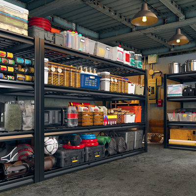 Natajia Metal Shelving Unit Heavy-duty Garage Shelf
