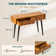 Georgina 43.5'' Solid Wood Console Table