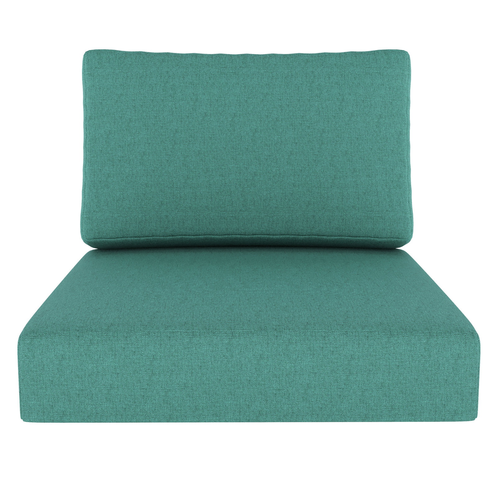 Amala Outdoor Sunbrella® Seat/Back Cushion, Sunbrella® Cast Breeze Plainweave, 28.5" W x 28.5" D