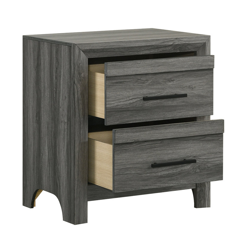 Table de chevet 2 tiroirs Denver