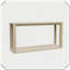 Canapé-lit rectangulaire en placage de bois massif-1021447907
