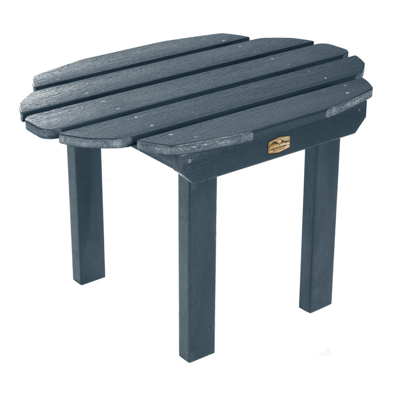Table d’appoint en plastique Wyona, Bleu fédéral