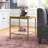 Nave 3 - Piece Glass Top Living Room Table Set
