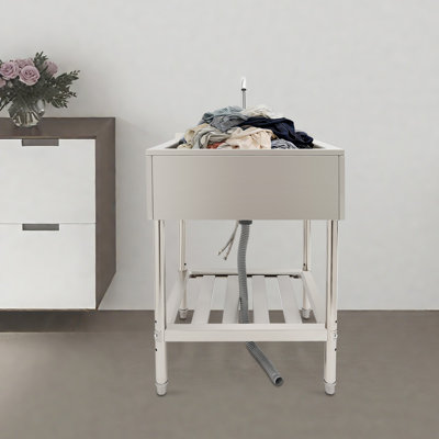 Stainless Steel Laundry Sink With Faucet
