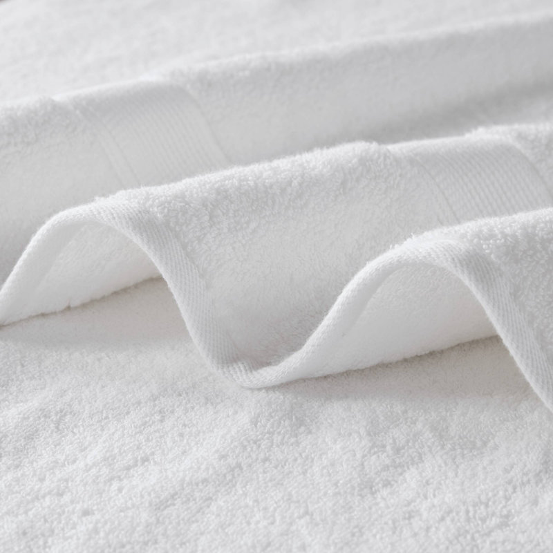 Ensemble de serviettes 100% coton absorbant 800GSM, Blanc
