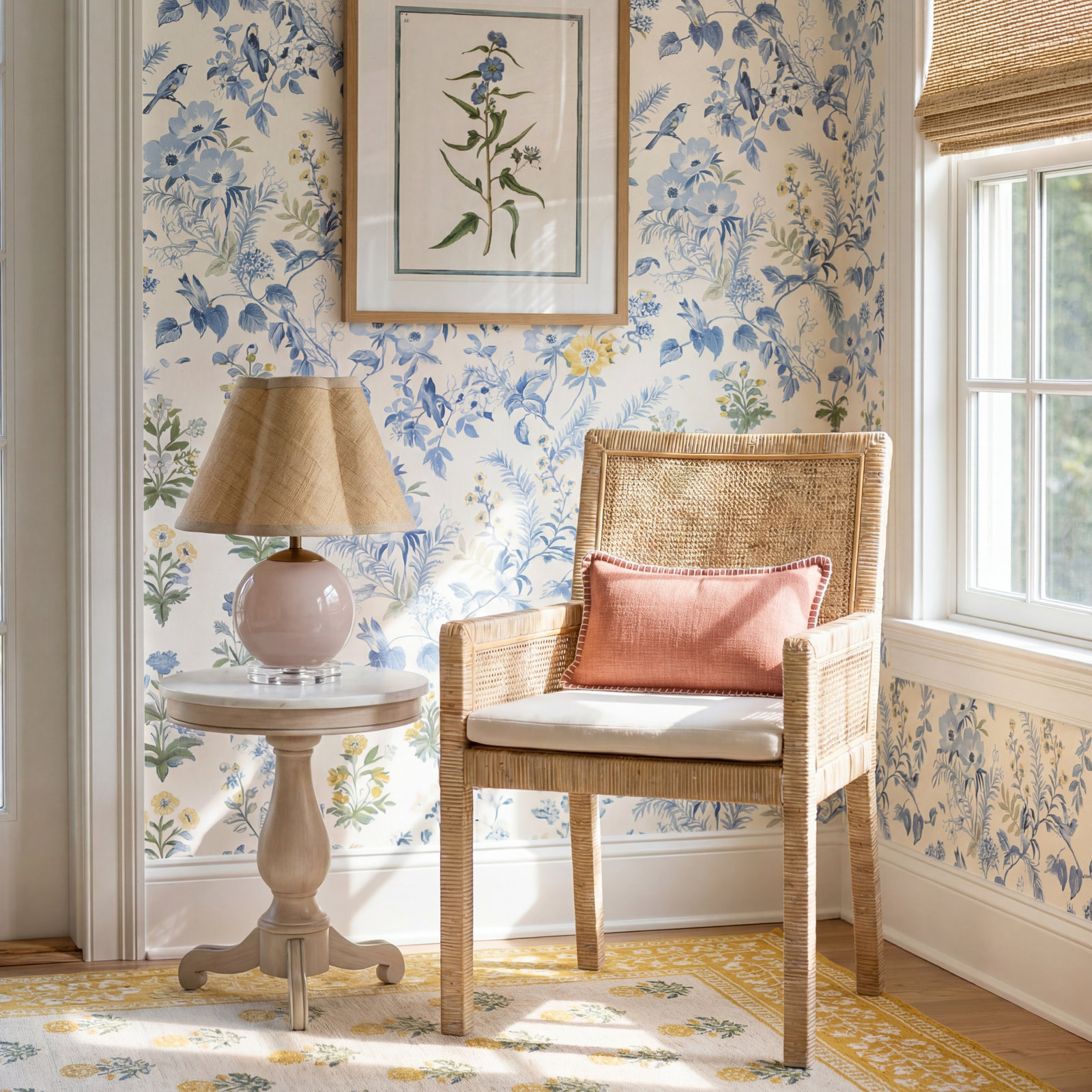 Tenerife Linen Armchair, Oak