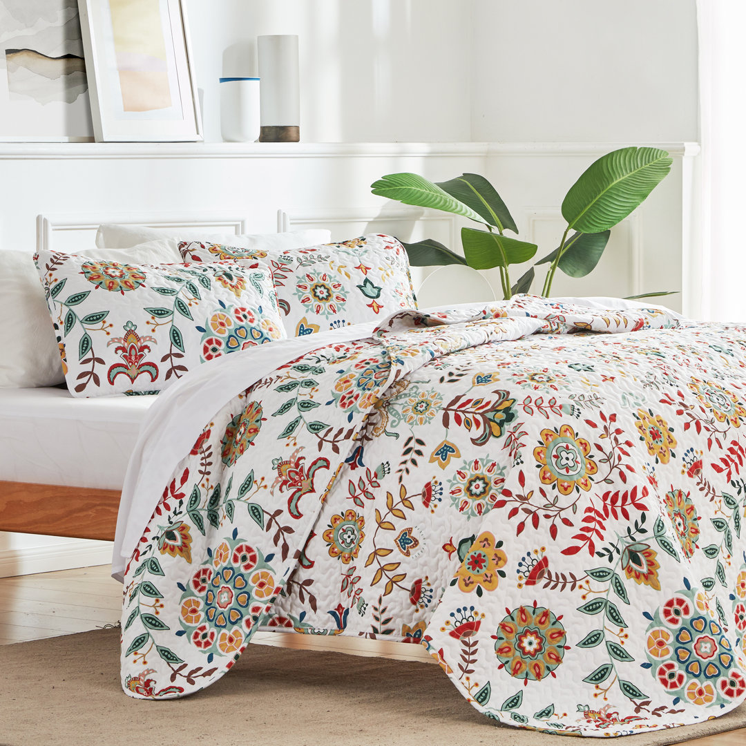Hedvika Floral Quilt Set Sleep Zone 