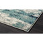 Tapis abstrait turquoise / gris Elkmont-1770521783
