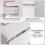 Commode verticale à 4 tiroirs: armoire de rangement compacte pour la maison-2055426487