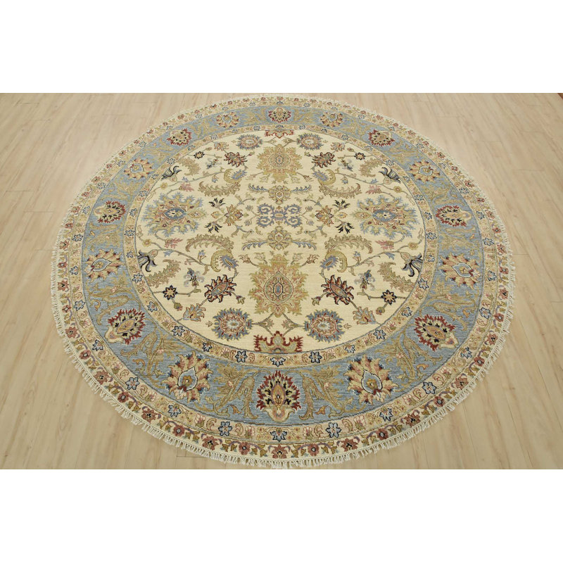 Tapis beige en laine New Age