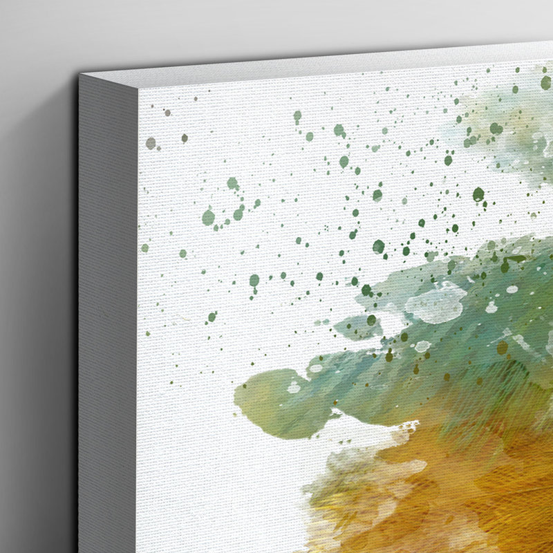 Macaw Parrot Bird - Wall Art, 70cm H x 100cm W, Wrapped Canvas