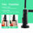 Black Kitchen Sink Faucet, Modern Pull Down Single Handle Elevate Faucet Black,