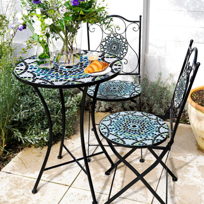 Andrejka 2 - Person Round Tile Patio Dining Set