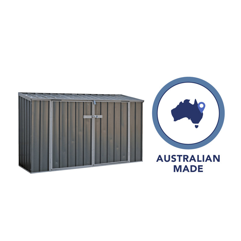 Absco Space Saver 7 ft. W x 3 ft. D Metal Horizontal Storage Shed