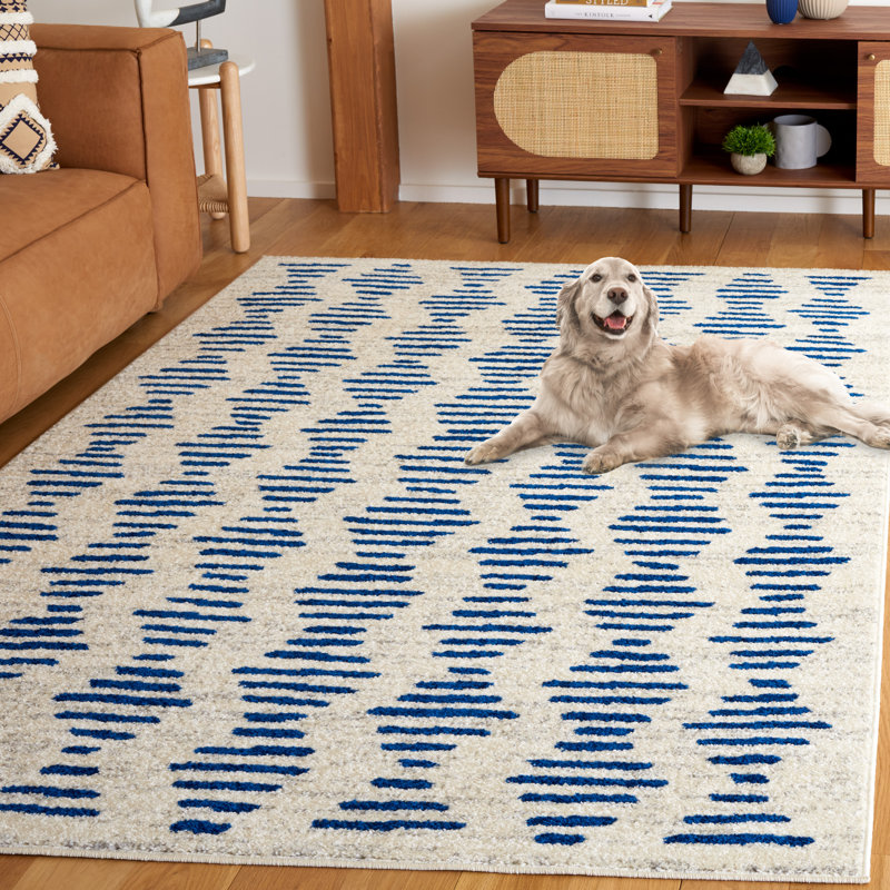 Jurrian Tulum Performance Abstract Rug, Rectangle 5'5" x 7'7"