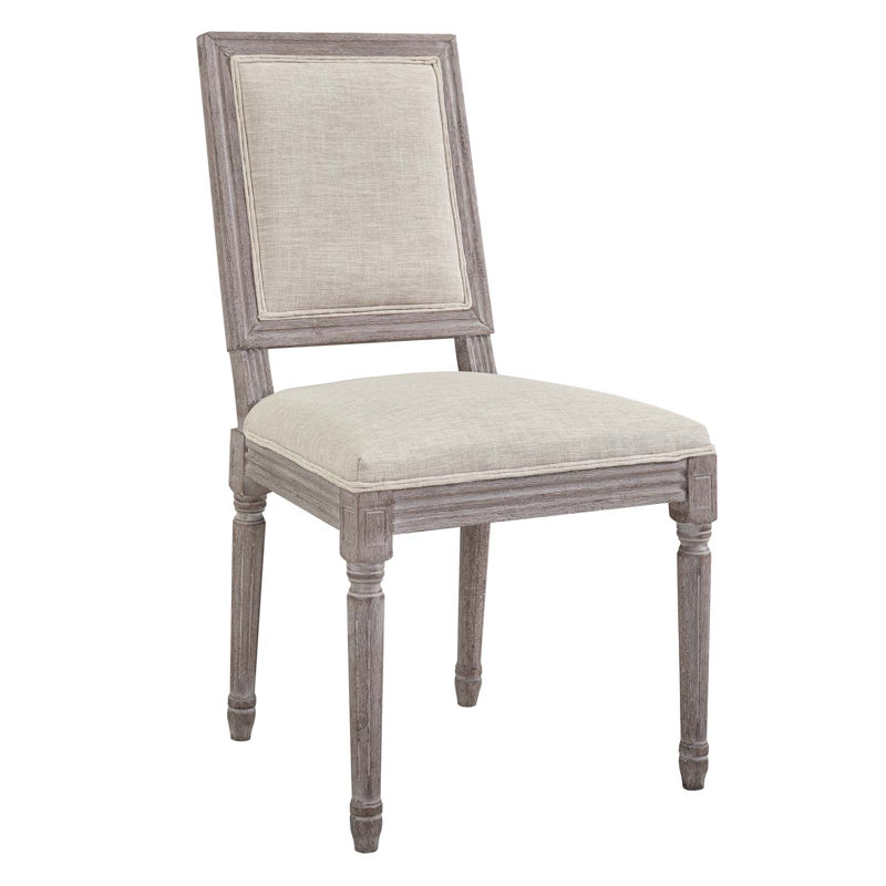 Chaise rembourrée Court par Modway, Mélange de polyester beige, 2